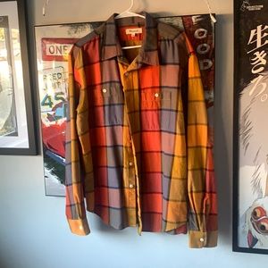MADEWELL MULT COLOR FLANNEL SHIRT